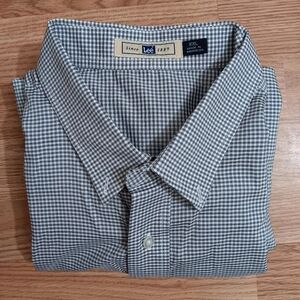 VTG Lee Men's Classic Checkered Button-Up Checkered Long Sleeve Shirt